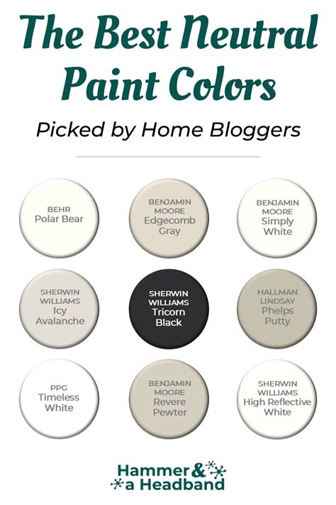 The Best Neutral Paint Colors 11 Home Bloggers Share Their Favorites