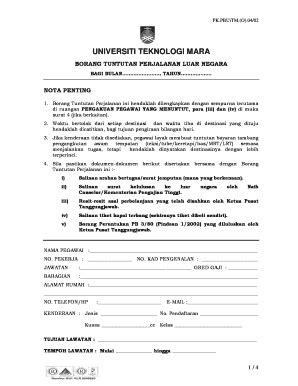 100%(3)100% found this document useful (3 votes). MOshims: Borang Tuntutan Perjalanan