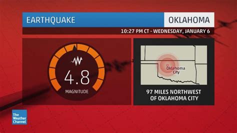 Magnitude 47 And 48 Earthquakes Shake Oklahoma 30 Seconds Apart 30