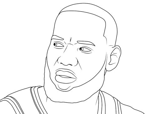 LeBron James Coloring Pages - Free Printable Coloring Pages for Kids