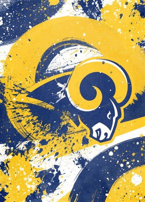 Nfl Team Emblems Los Angeles Rams Displate Artwork By Artist Cody Johnson Part Of A 21 Piece