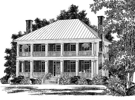 Historic Southern Plantation House Plans Plantations Daily Idea
