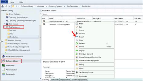 Easy Steps To Export Sccm Task Sequence Htmd Blog