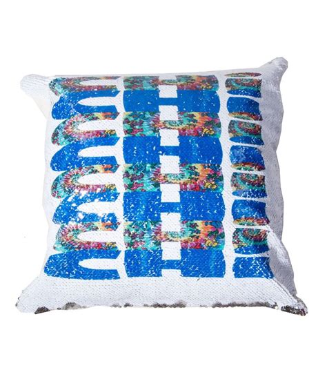 Truly Whimsical Reverse Sequin Pillow Repeat Pattern Frankies On