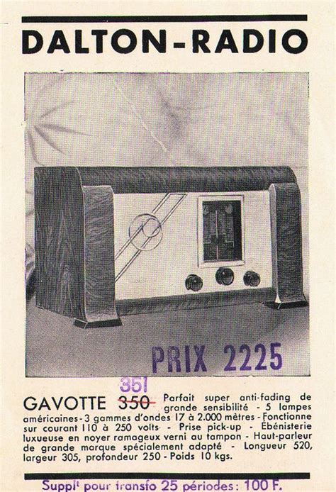 Radio Dalton Gavotte 351 1940 Hifi Wifi Bluetooth