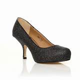 Low Heel Glitter Shoes Images