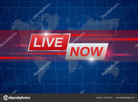Live Now Streaming News Background Live Streaming Broadcasting Online