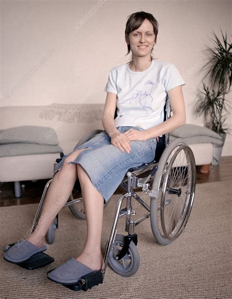 Disabled Woman Stock Image M Science Photo Library