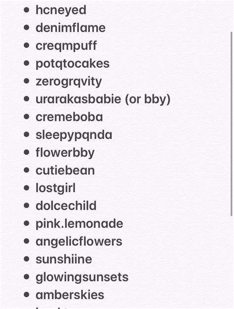 Aesthetic Account Names For Instagram Aesthetic Usernames Name For