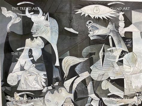 Pablo Picasso Oil Painting Guernica 1937 Museum Quality Etsy