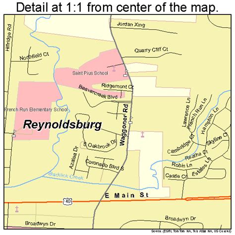 Reynoldsburg Ohio Street Map 3966390