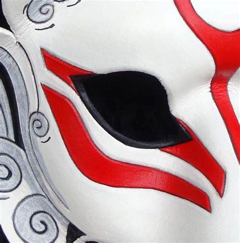 Okami Leather Maskhandmade Japanese Wolf Mask Etsy