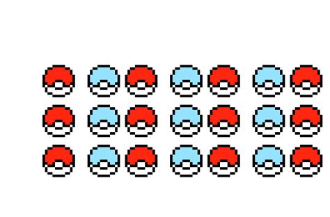 Pixel Art Pokeballs Png Download Pixel Art Pokemon Po