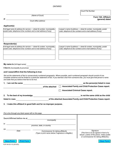 How To Fill Out Form A Affidavit Editable Fillable Printable Pdmrea