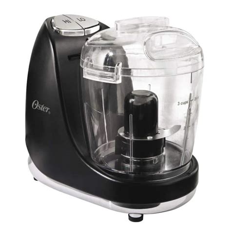 Oster 3 Cup Black Mini Food Chopper With Whisk