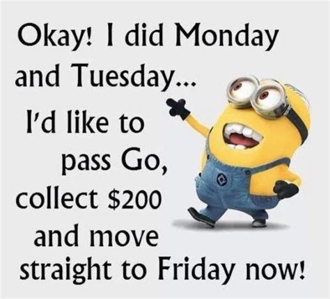 Image Result For Wednesday Meme Minion Happy Wednesday Quotes Morning Quotes Funny Funny