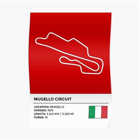Its length is 5.245 km. Mugello Circuit Posters | Redbubble