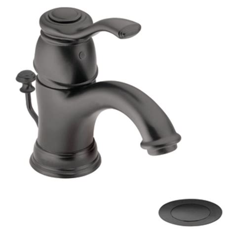 Wrought iron is far more versatile than brass and can be placed in traditional, eclectic and modern interiors. Moen 6102WR Kingsley Single Handle Lavatory Faucet with ...