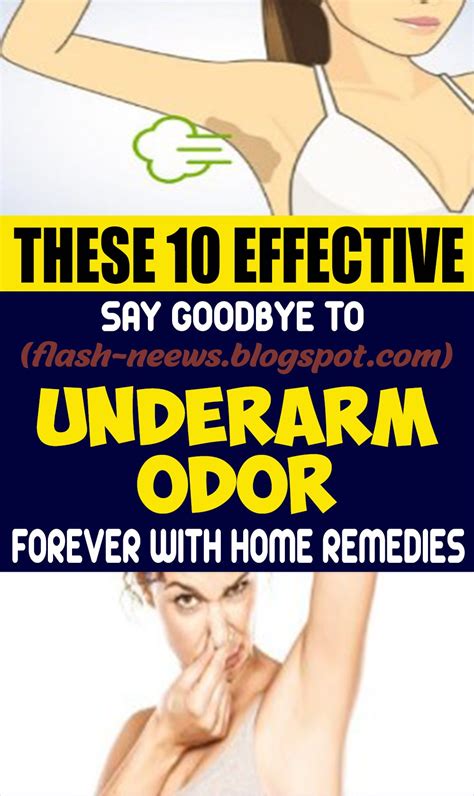 10 Effective Home Remedies To Say Bye To Underarm Odor Forever