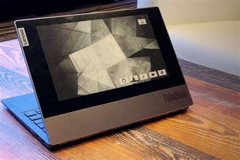 The Lenovo Thinkbook Plus Has A Secondary E Ink Display On Its Back