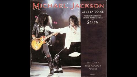 Michael Jackson Give In To Me Audio Youtube