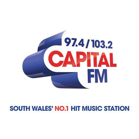 Black dragon on a white background. Capital FM - The Red Dragon Centre