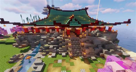 This Is The Japanese Temple In My Survival Base Just Made A Tutorial
