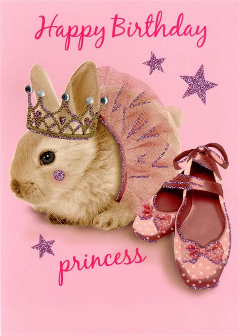 Happy Birthday Princess Birthday Greeting Card Second Nature Yours