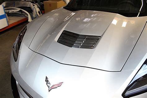 C7 Corvette Carbon Fiber Apr Hood Vent