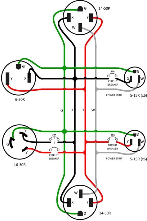 Switched outlet wiring diagrams this switched outlet wiring diagram shows two scenarios of wiring for a typical half hot outlet that can be used to control a table or floor lamp. Wiring Diagram For 220 Volt Generator Plug L6 30 Plug Wiring Diagram L14 30p To 30r In Recepta ...