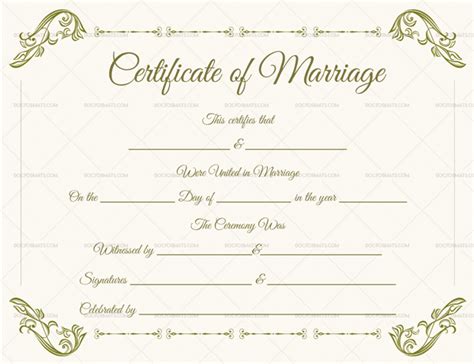 (no spam, ever!) subscribe (free!) these certificate pages are easy to download and print. Blank Marriage Certificate Template | Best Templates Ideas