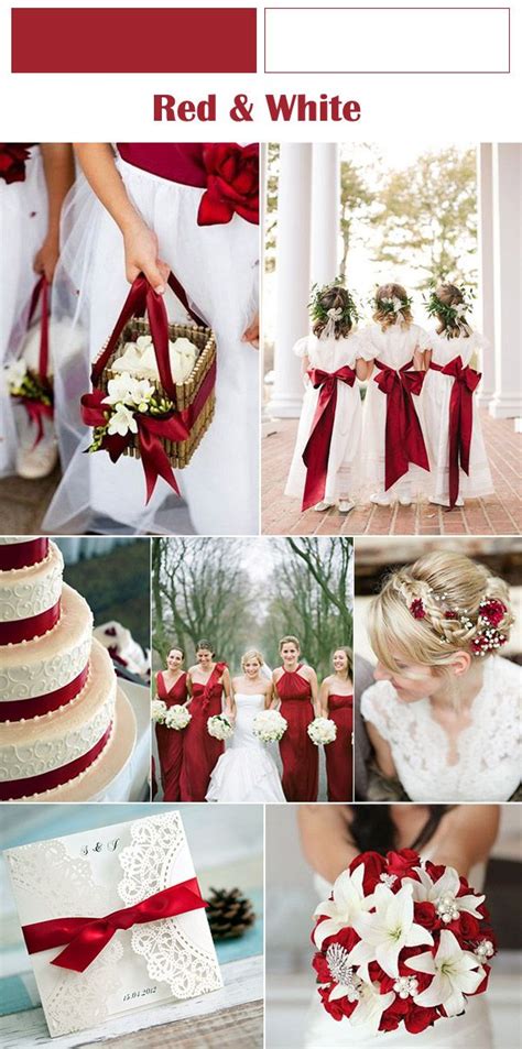 Ideas 75 Of Red Wedding Colors Schemes Myjdescargas