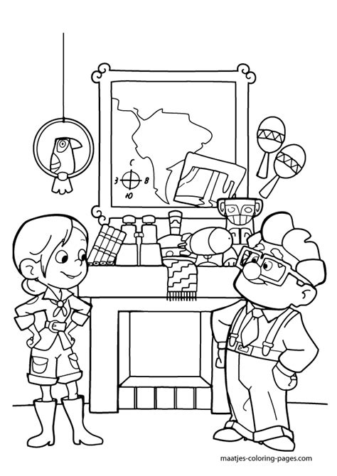 Free printable coloring pages and connect the dot pages for kids. Up coloring page