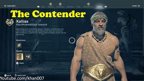 Assassins Creed Odyssey The Contender Cultist Killing Kallias