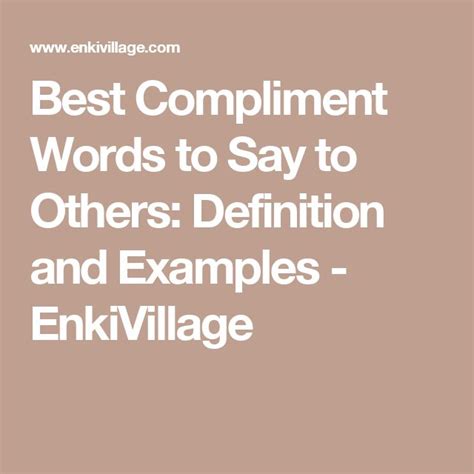 Best Words To Compliment Others You Should Choose Compliment Words