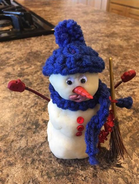 Playdough Snowman Making Kit Do You Want To Build A Snowman Etsy