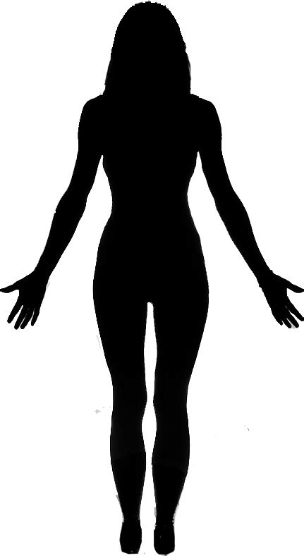 Download Body Silhouette At Getdrawings Full Body Female Body Silhouette Clipart