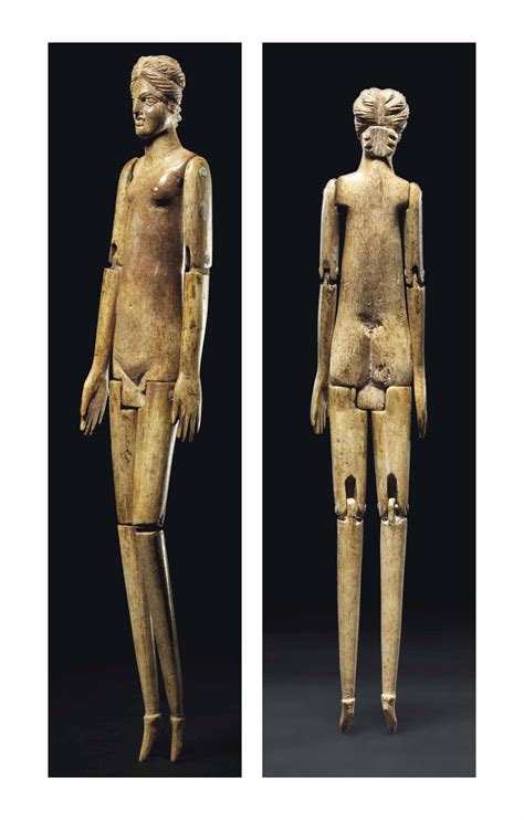 a roman bone articulated doll ancient art roman art ancient