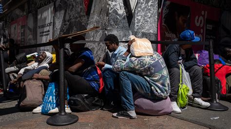 Migrants Will Sleep Outdoors Because ‘there Is No More Room ’ Adams Says The New York Times