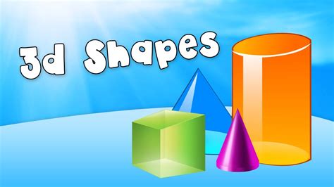 3d Shapes Animation Video For Children Animation Video For Kids