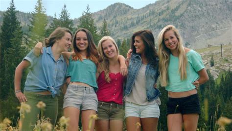 five teenage girls hug hold peace stock footage video 100 royalty free 5282855 shutterstock