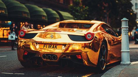 Gold Cars Wallpapers Wallpaper Cave