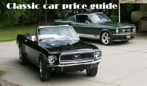 Classic Car Price Guide Your Lead To A Perfect Choice Car News