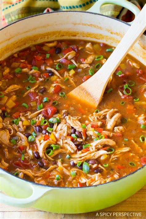 But, if you want to have a less powerful flavor. Skinny Chicken Fajita Soup (Video) - A Spicy Perspective