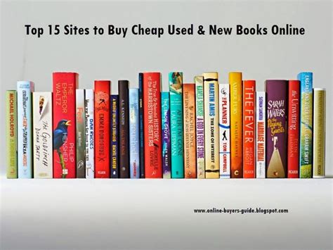 Top 15 Sites to Buy Cheap Used & New Books Online | Guide for Online