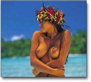 Topless And Nude Polynesian Hawaiian And Tahitian Girls On The Beach