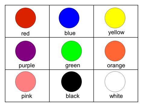 5 Best Images Of Printable Color Flash Cards Shapes