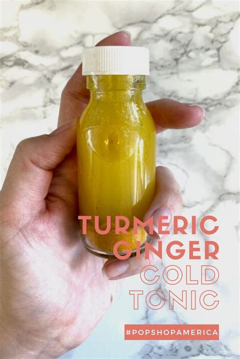 Turmeric Ginger Cold Tonic Recipe Organic Honey Organic Oil Natural