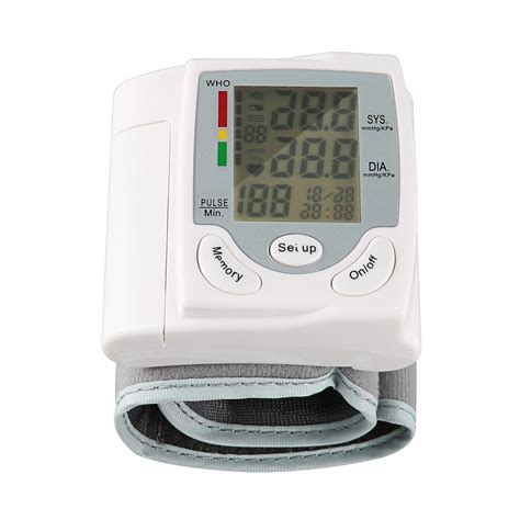 Automatic Wrist Blood Pressure Monitor Digital Display