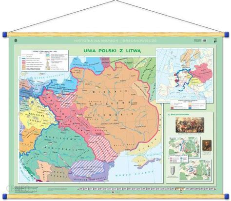 Mapa ścienna Unia Polski Z Litwąpaństwa Ceny I Opinie Ceneopl